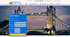 Desktop Screenshot of hetaltravels.com