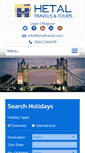 Mobile Screenshot of hetaltravels.com